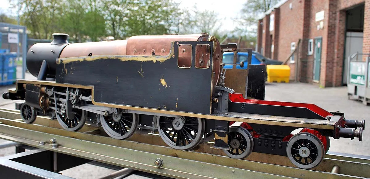 3 1/2 inch gauge dismantled Stanier 2-6-4T with commercial boiler