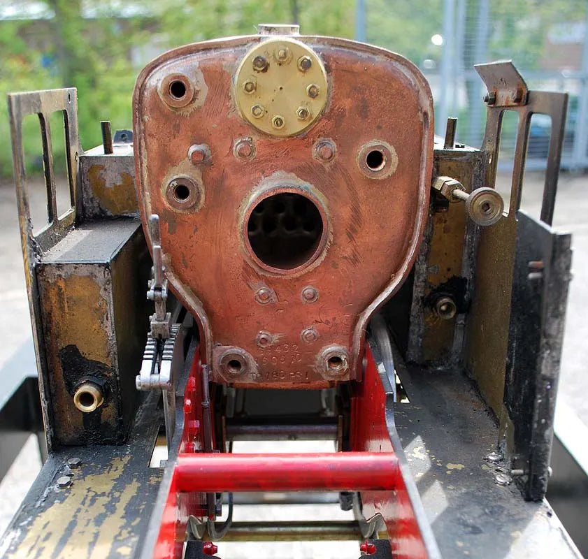 3 1/2 inch gauge dismantled Stanier 2-6-4T with commercial boiler