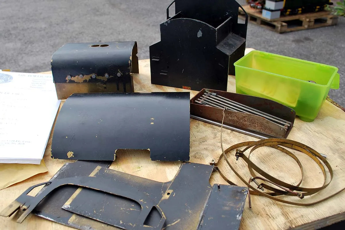 3 1/2 inch gauge dismantled Stanier 2-6-4T with commercial boiler