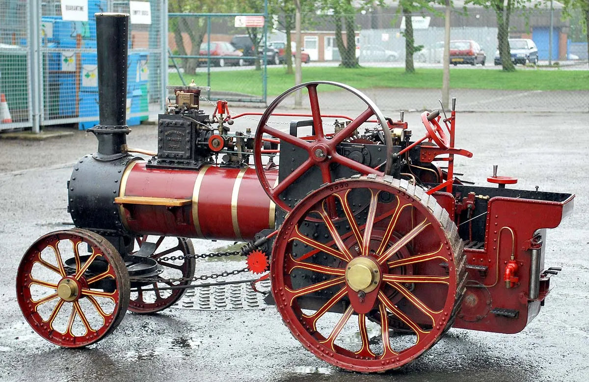 4 inch scale Foster agricultural engine