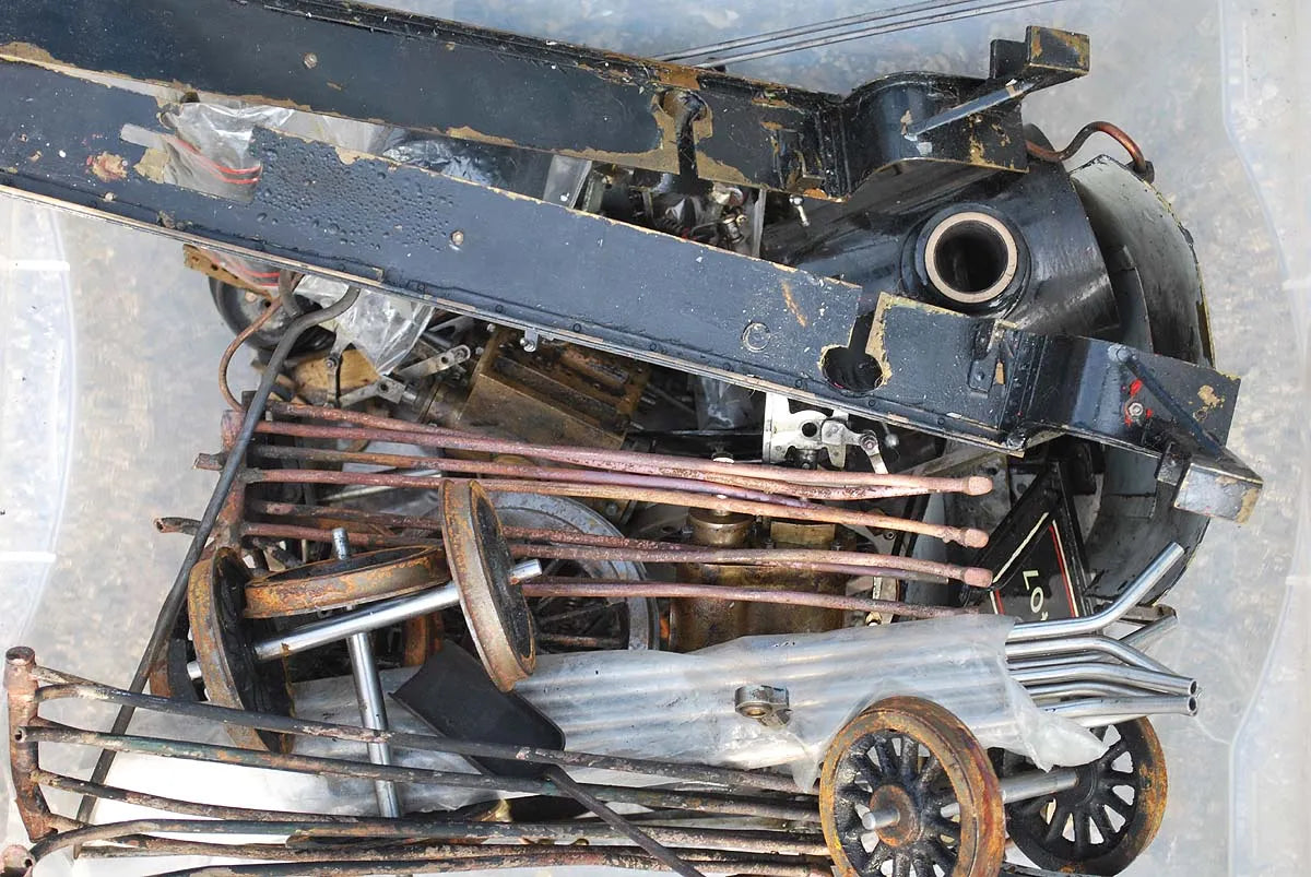 3 1/2 inch gauge dismantled Black 5