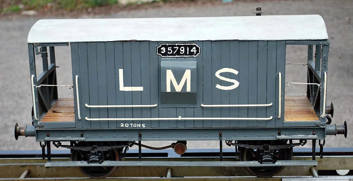 5 inch gauge LMS brake van