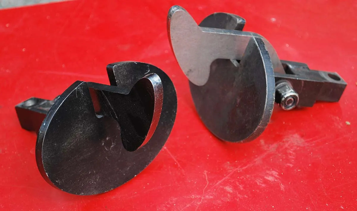 Pair 7 1/4 inch gauge chopper couplings