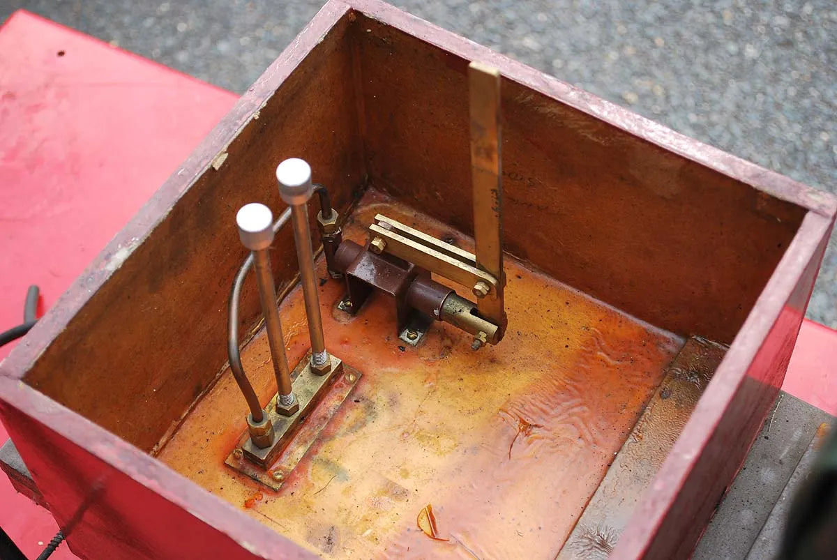 Ground level 5 inch gauge driving truck