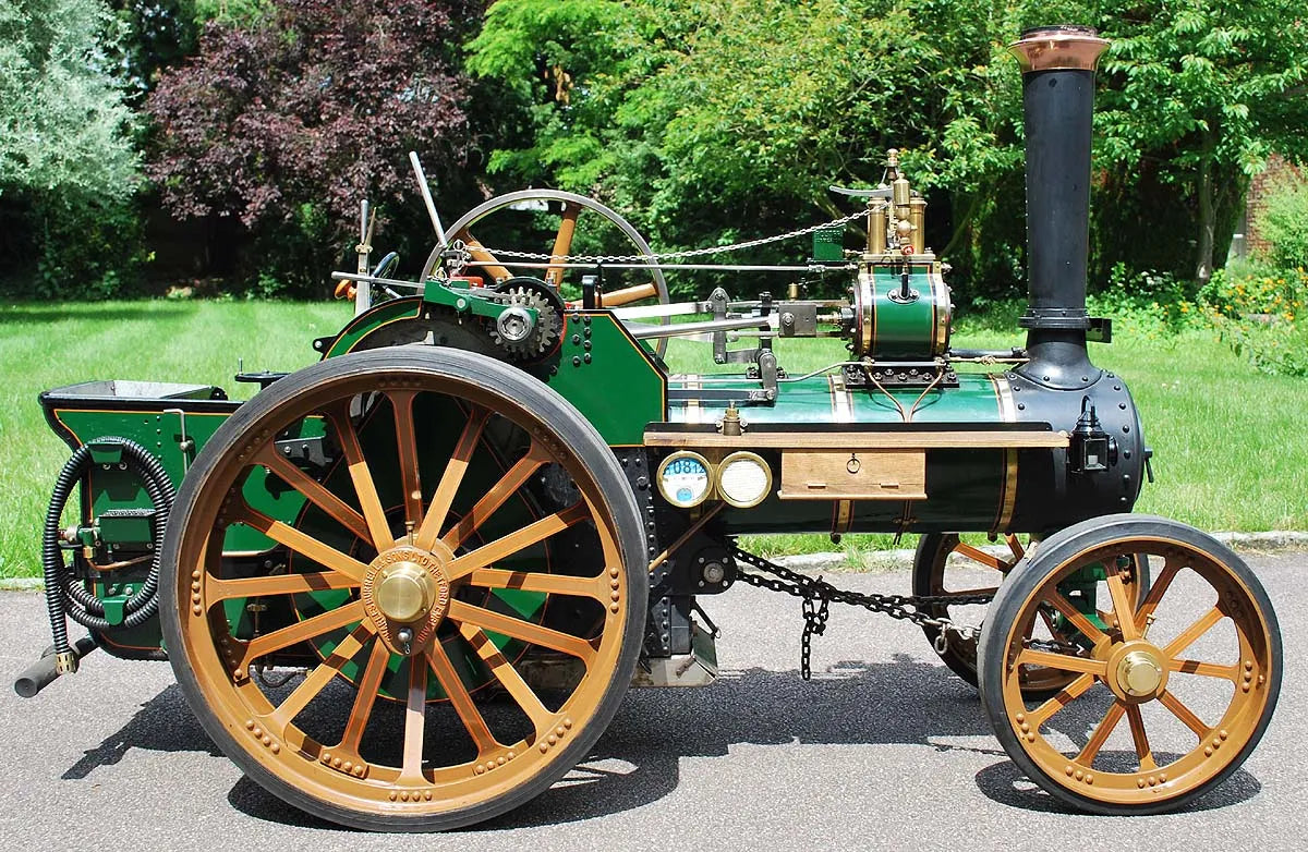 4 inch scale Burrell agricultural engine