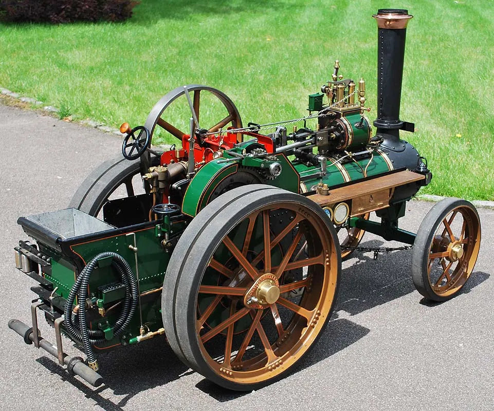 4 inch scale Burrell agricultural engine