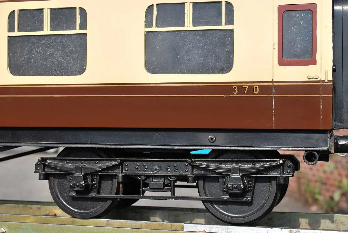 Four Aristocraft 5 inch gauge GWR coaches