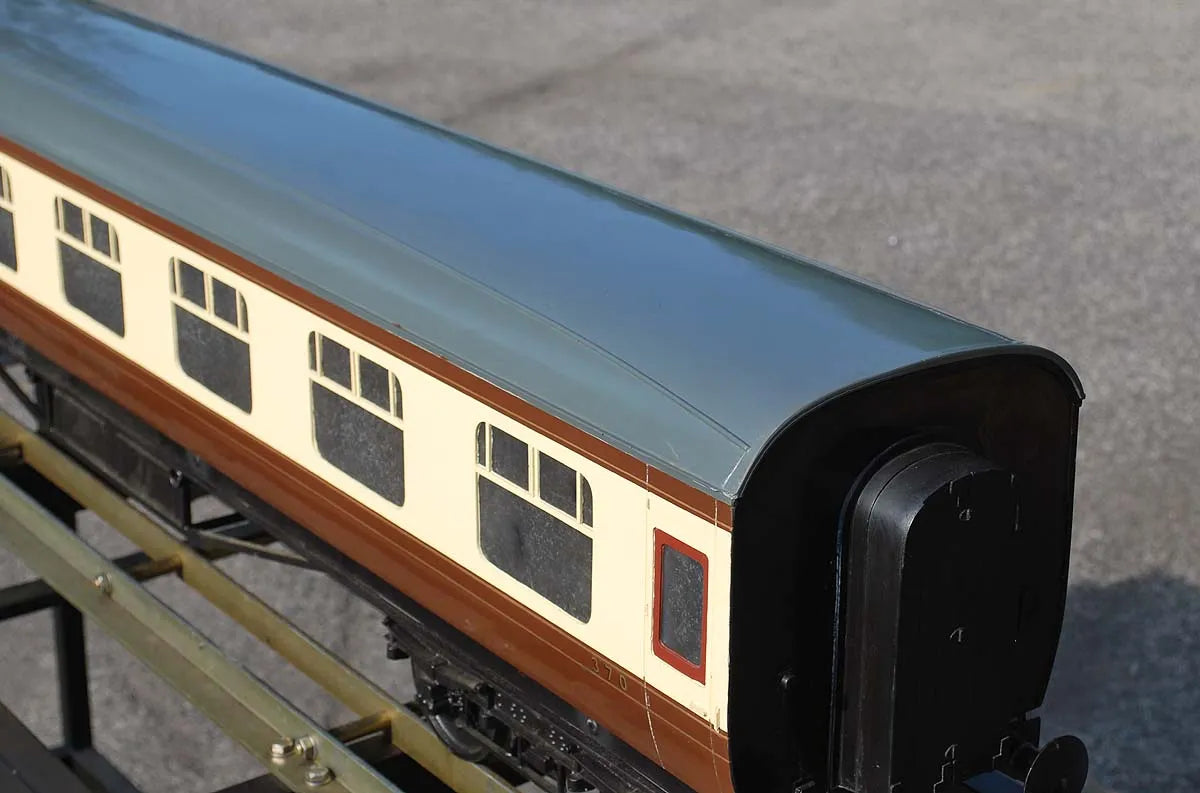 Four Aristocraft 5 inch gauge GWR coaches
