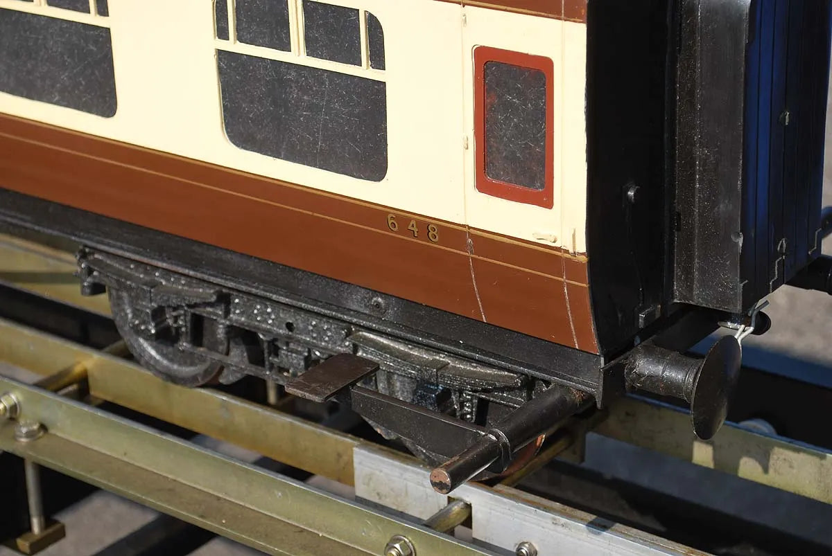 Four Aristocraft 5 inch gauge GWR coaches