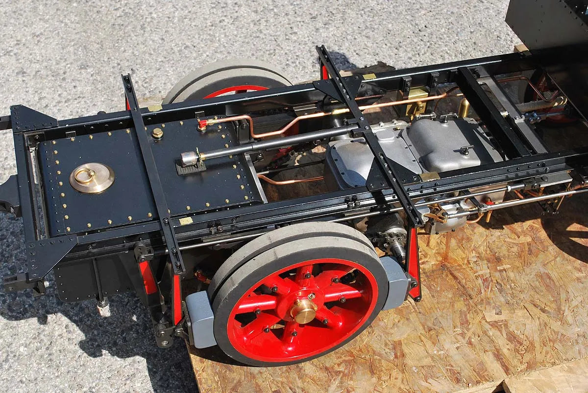 3 inch scale Savage steam wagon