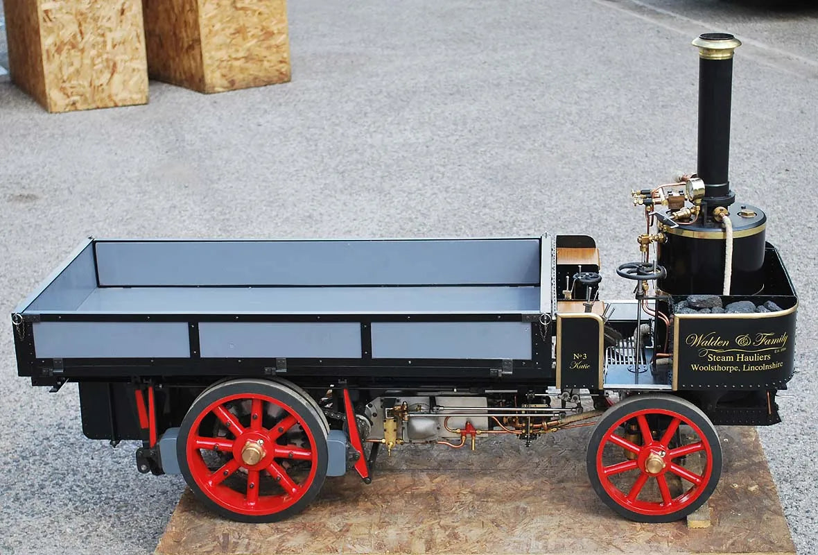 3 inch scale Savage steam wagon
