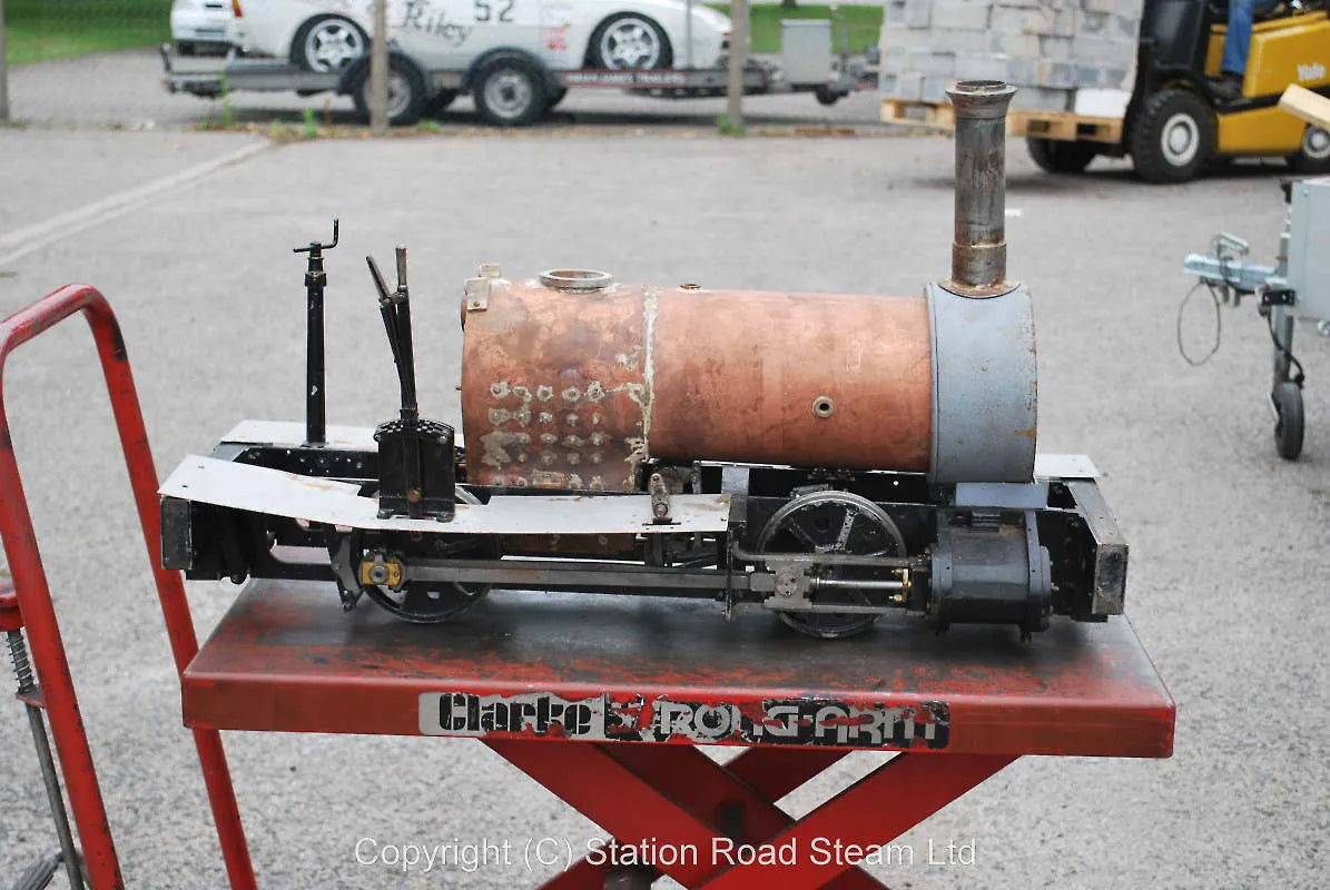 5 inch gauge part-built "Dolgoch" 0-4-0T with drawings