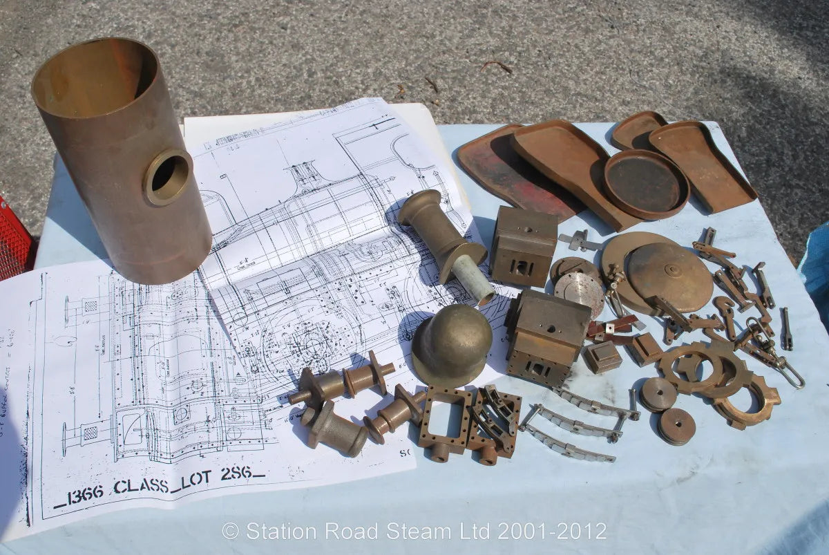 5 inch gauge part-built GWR 1366 0-6-0PT