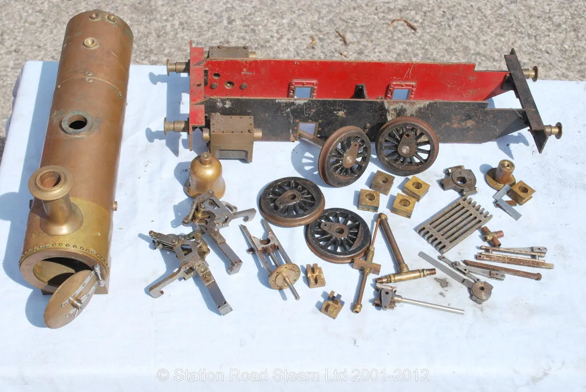 3 1/2 inch gauge "Juliet II" frames, cylinders, boiler