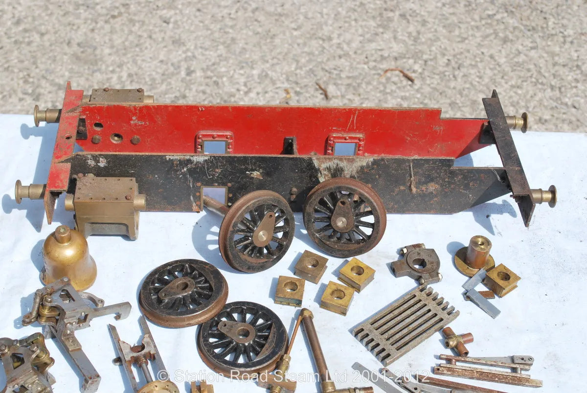 3 1/2 inch gauge "Juliet II" frames, cylinders, boiler