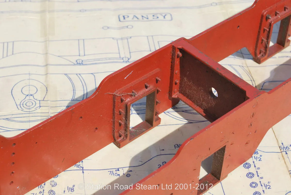 5 inch gauge GWR 0-6-0PT "Pansy" frames & castings