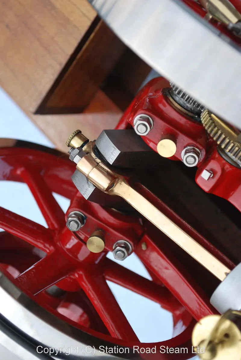 1/3rd scale Amanco air-cooled open crank engine