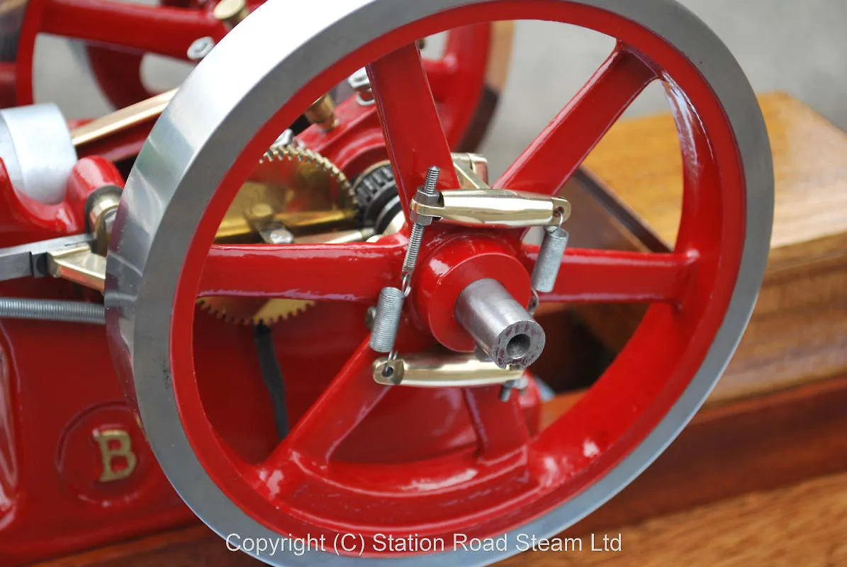 1/3rd scale Amanco air-cooled open crank engine