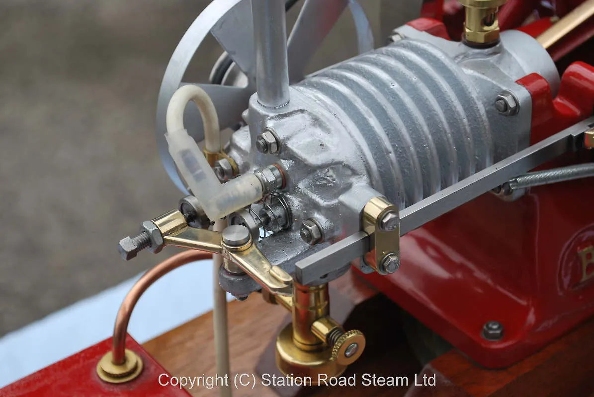 1/3rd scale Amanco air-cooled open crank engine