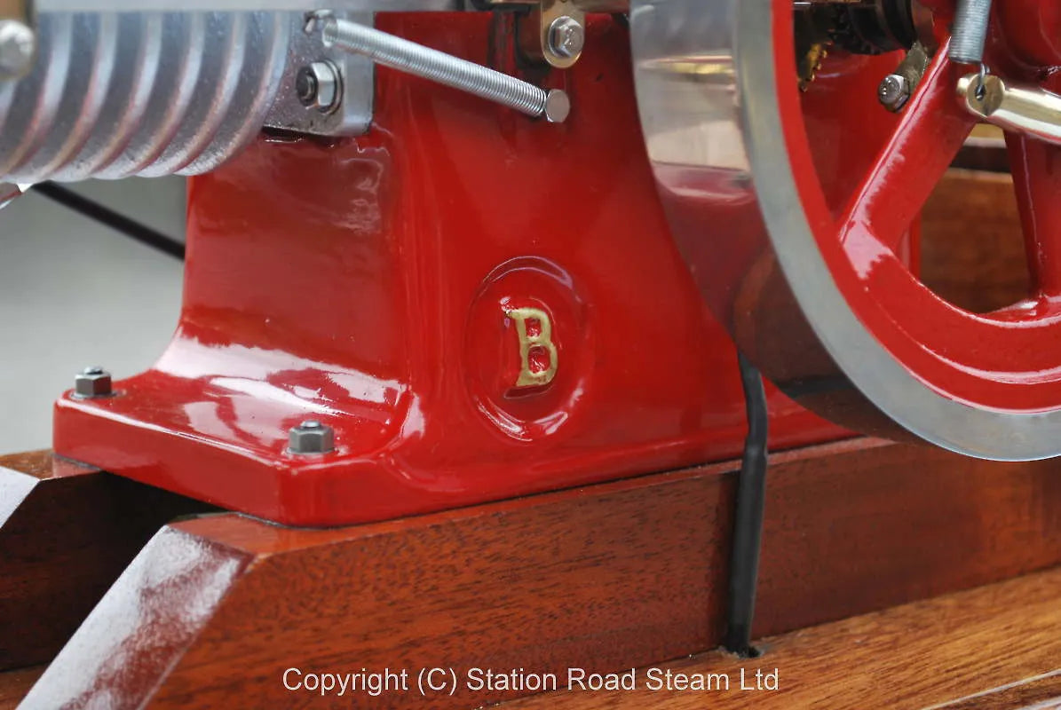 1/3rd scale Amanco air-cooled open crank engine