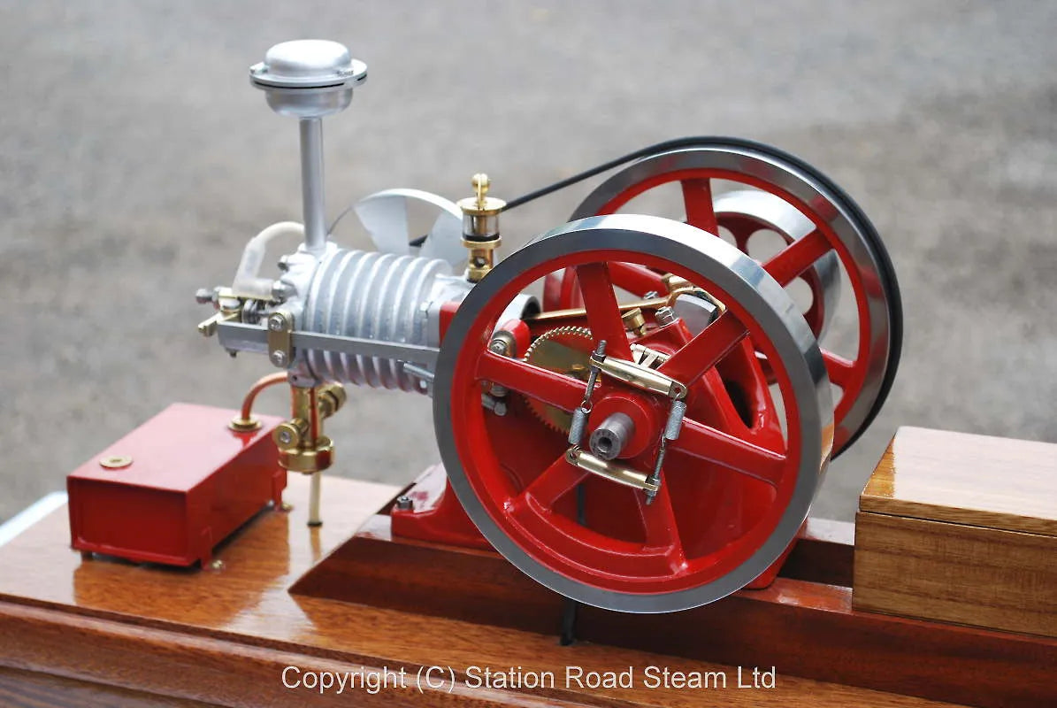 1/3rd scale Amanco air-cooled open crank engine