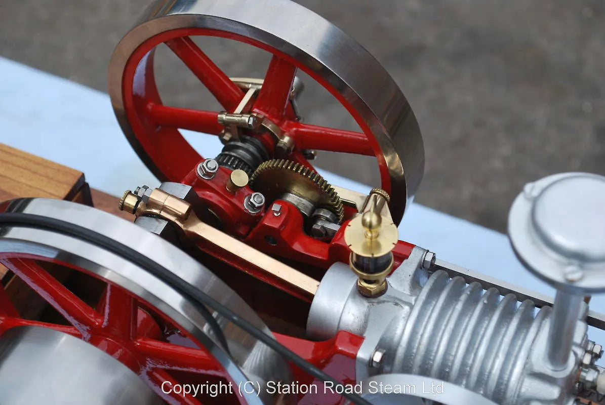 1/3rd scale Amanco air-cooled open crank engine