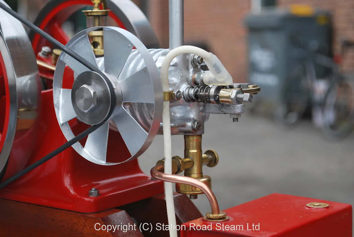 1/3rd scale Amanco air-cooled open crank engine