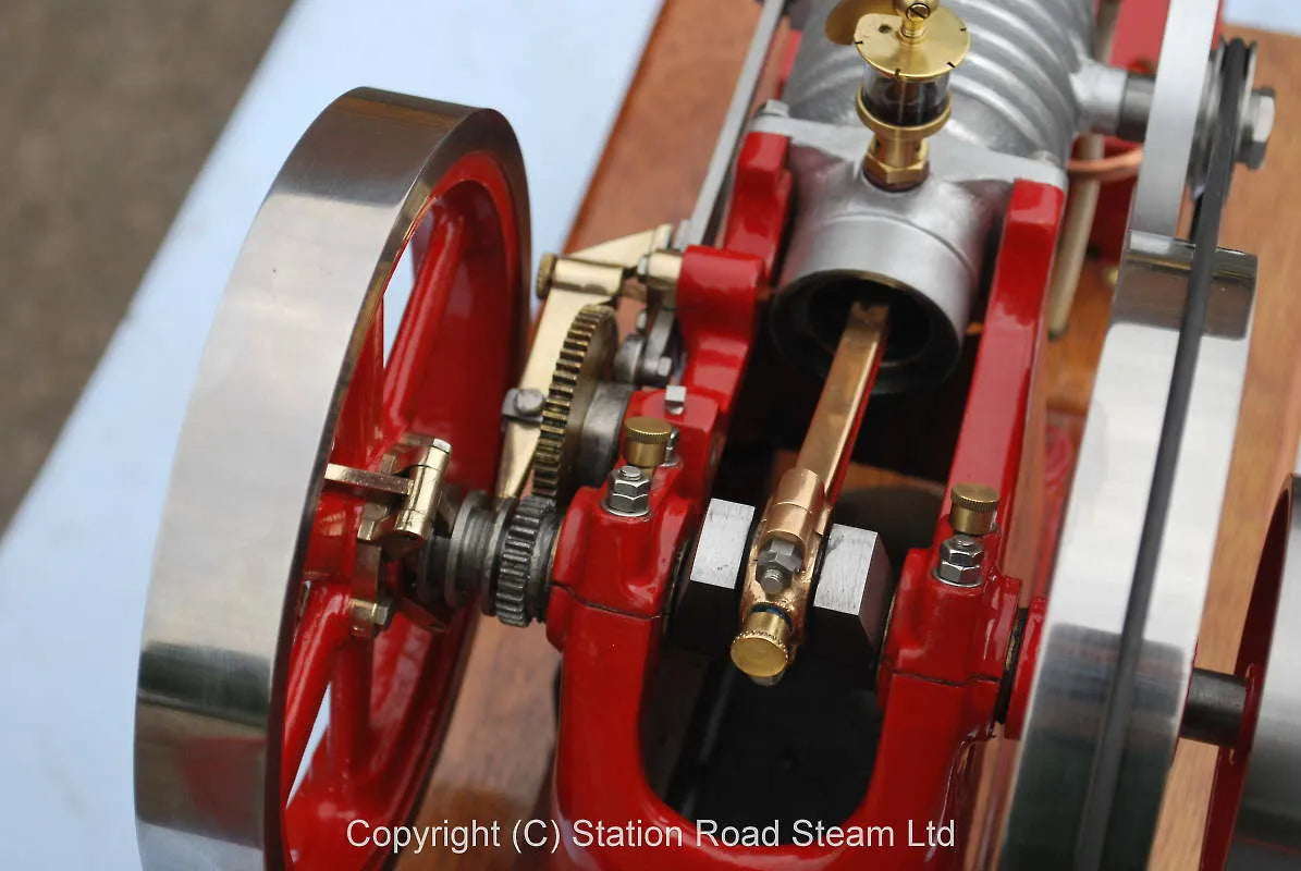 1/3rd scale Amanco air-cooled open crank engine