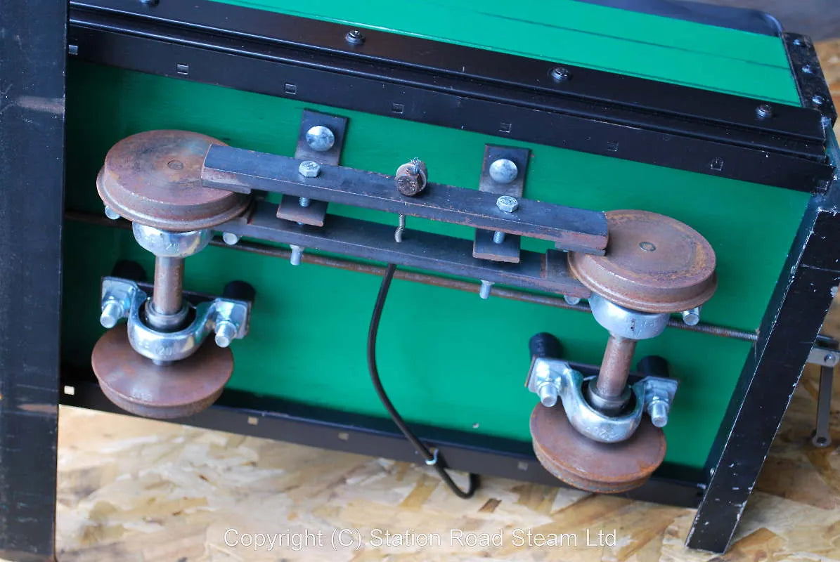 5 inch gauge 4 wheel braked driving truck 19 long