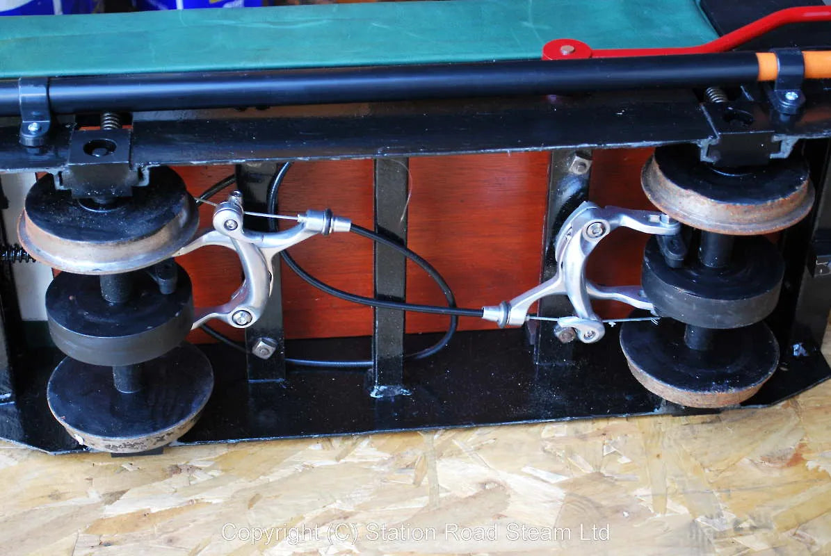 5 inch gauge driving truck with gas bottle holder 32 long
