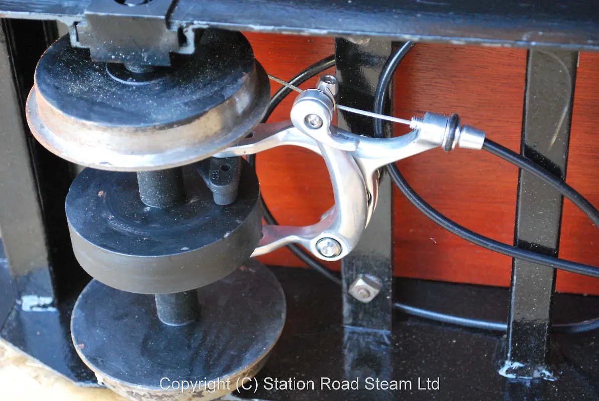 5 inch gauge driving truck with gas bottle holder 32 long