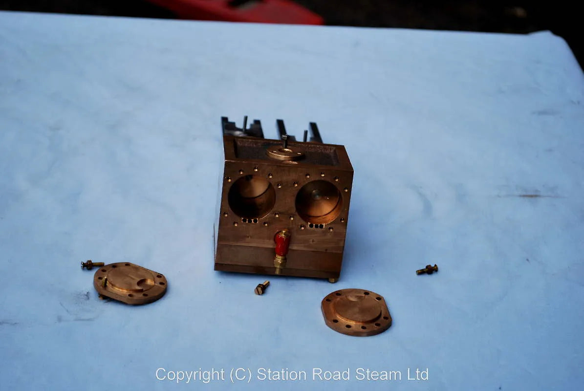 3 1/2 inch gauge "Dunalastair" machined cylinders