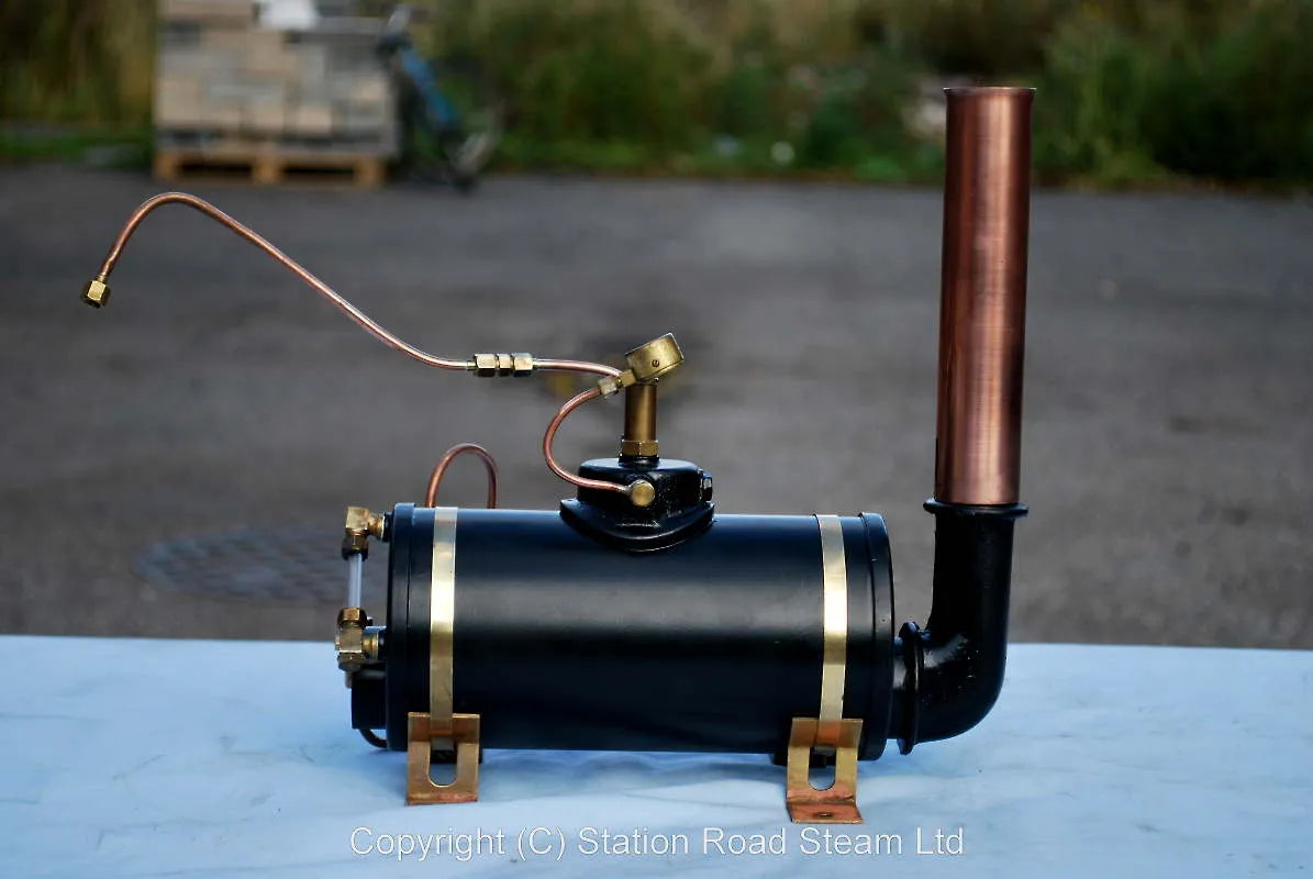 Marine type horizontal boiler