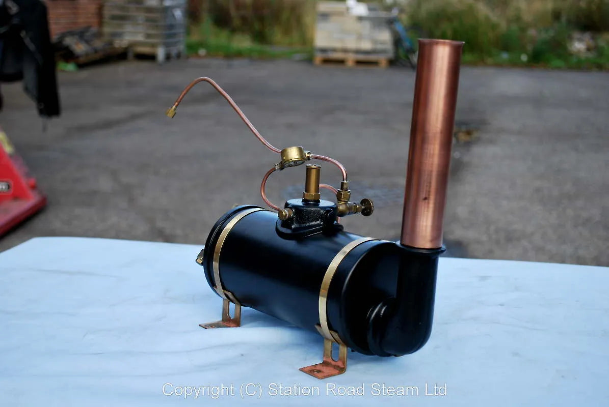 Marine type horizontal boiler