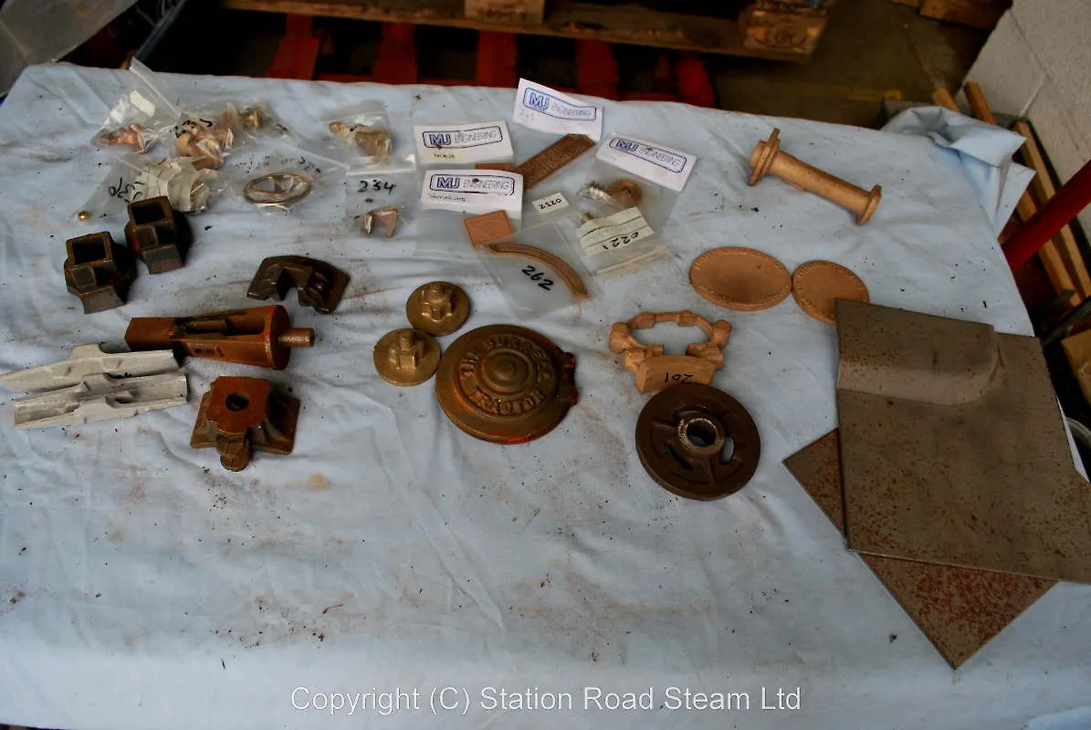 2 inch scale Burrell Gold Medal tractor parts