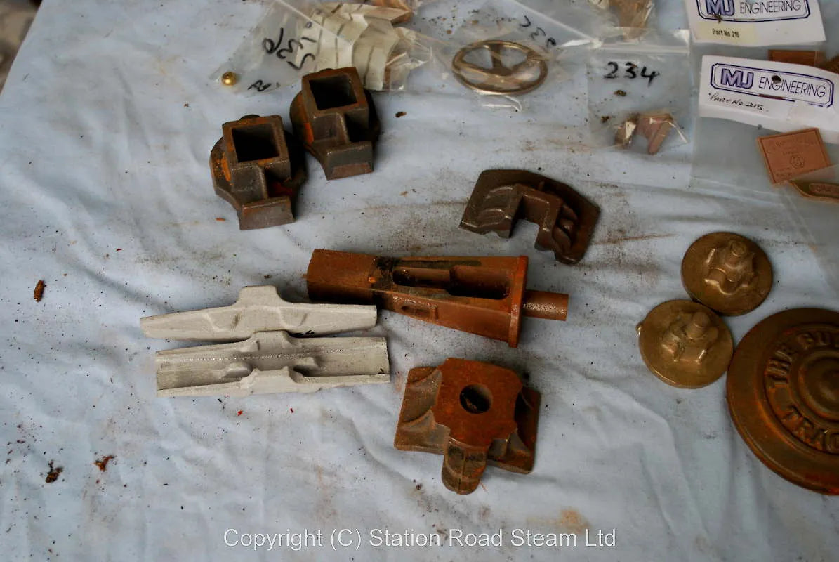 2 inch scale Burrell Gold Medal tractor parts
