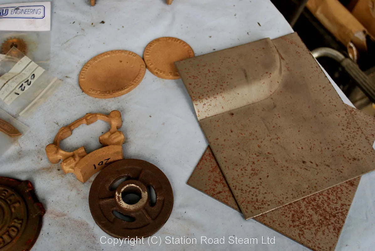 2 inch scale Burrell Gold Medal tractor parts