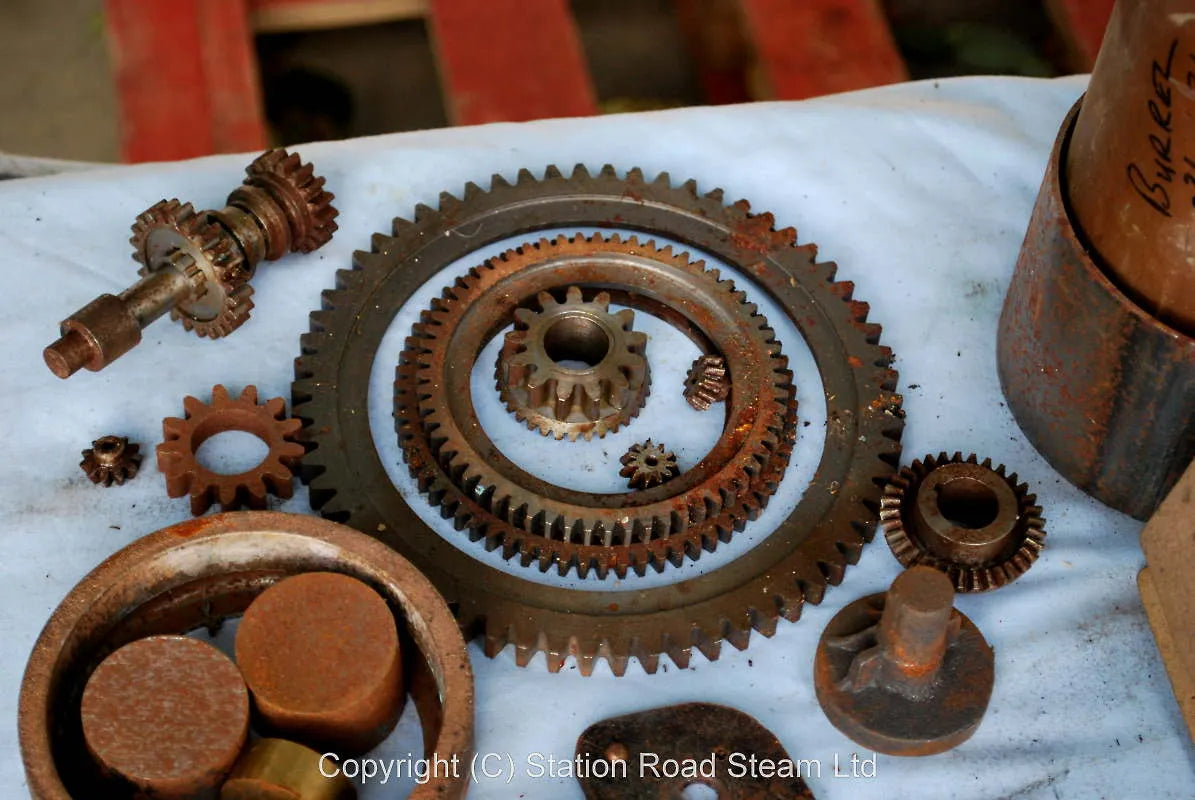 2 inch scale Burrell Gold Medal tractor parts