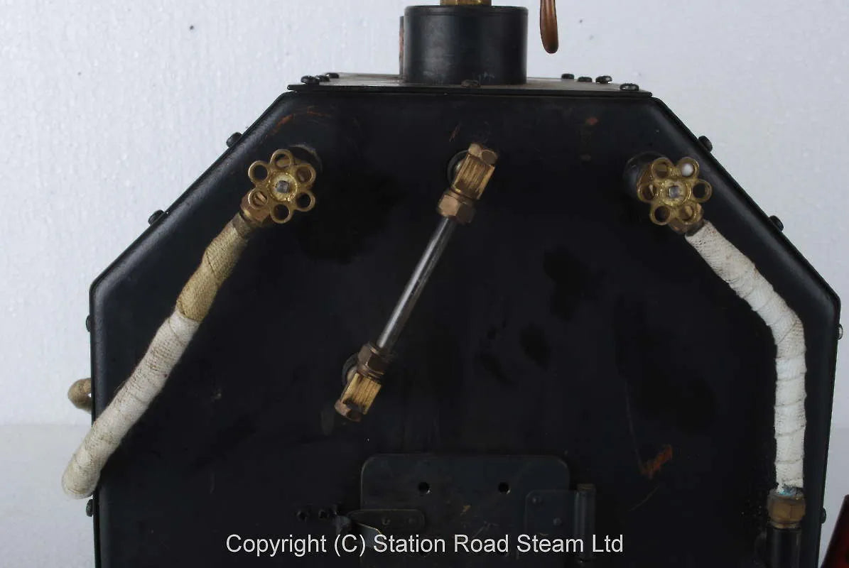 Stuart "Mendip" coal-fired boiler with hand pump