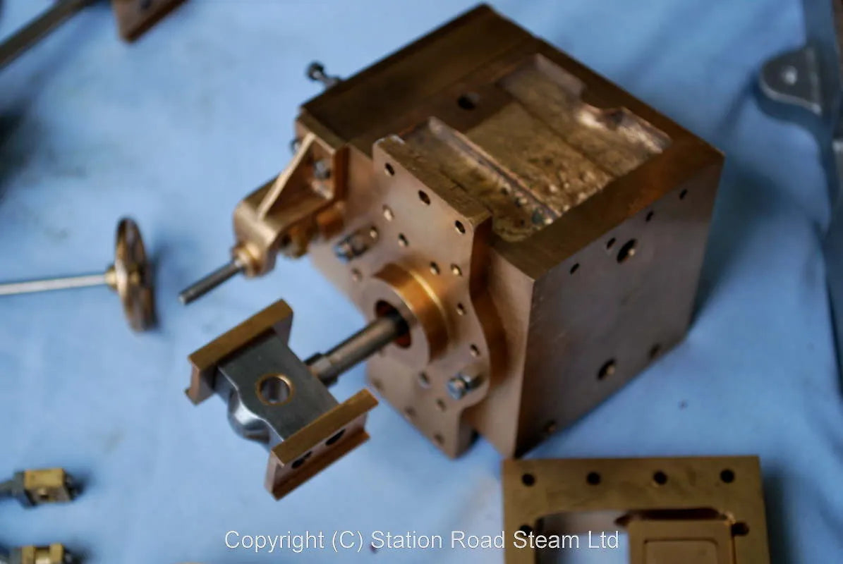 Part-built Bolton triple expansion engine