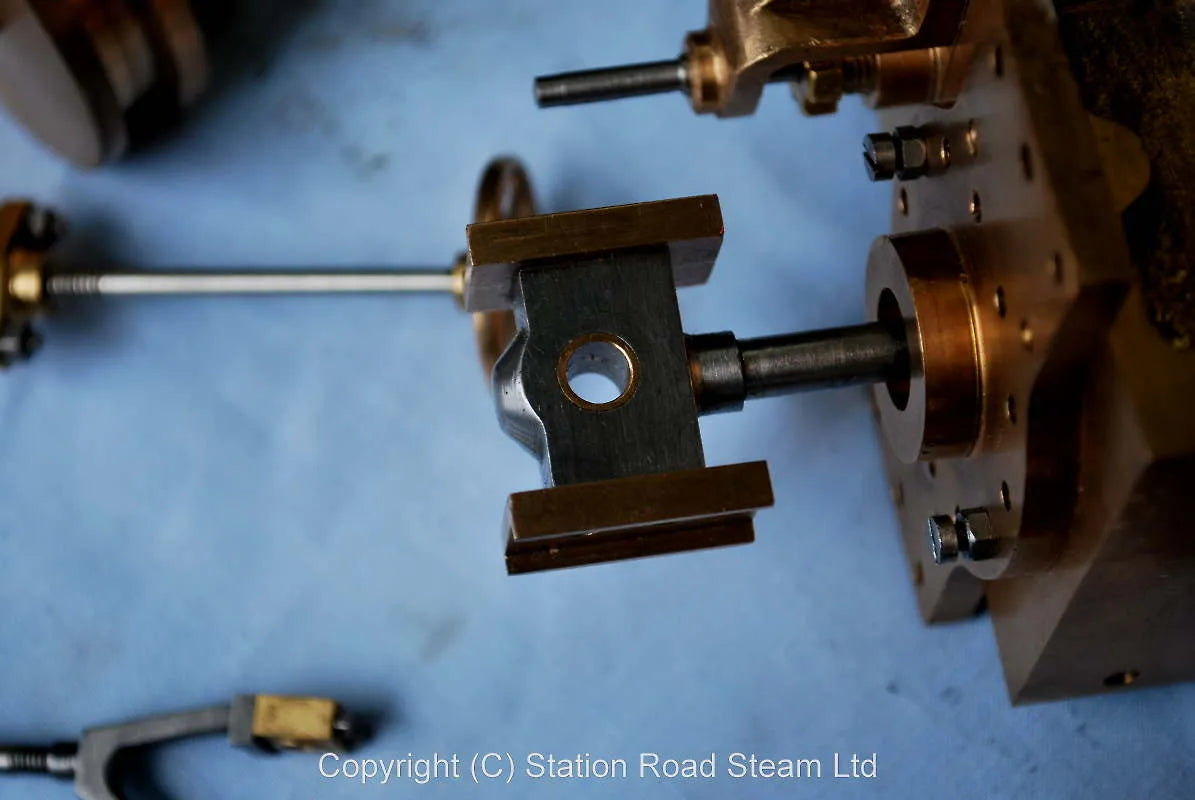 Part-built Bolton triple expansion engine