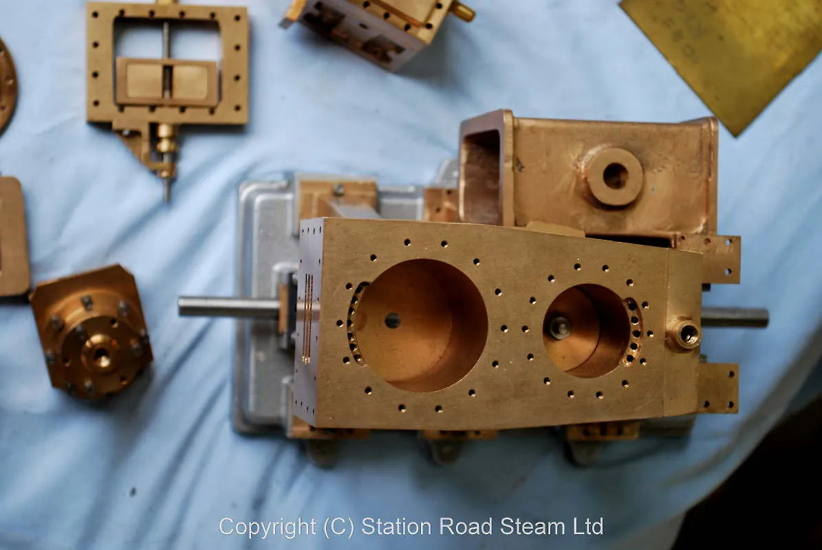 Part-built Bolton triple expansion engine