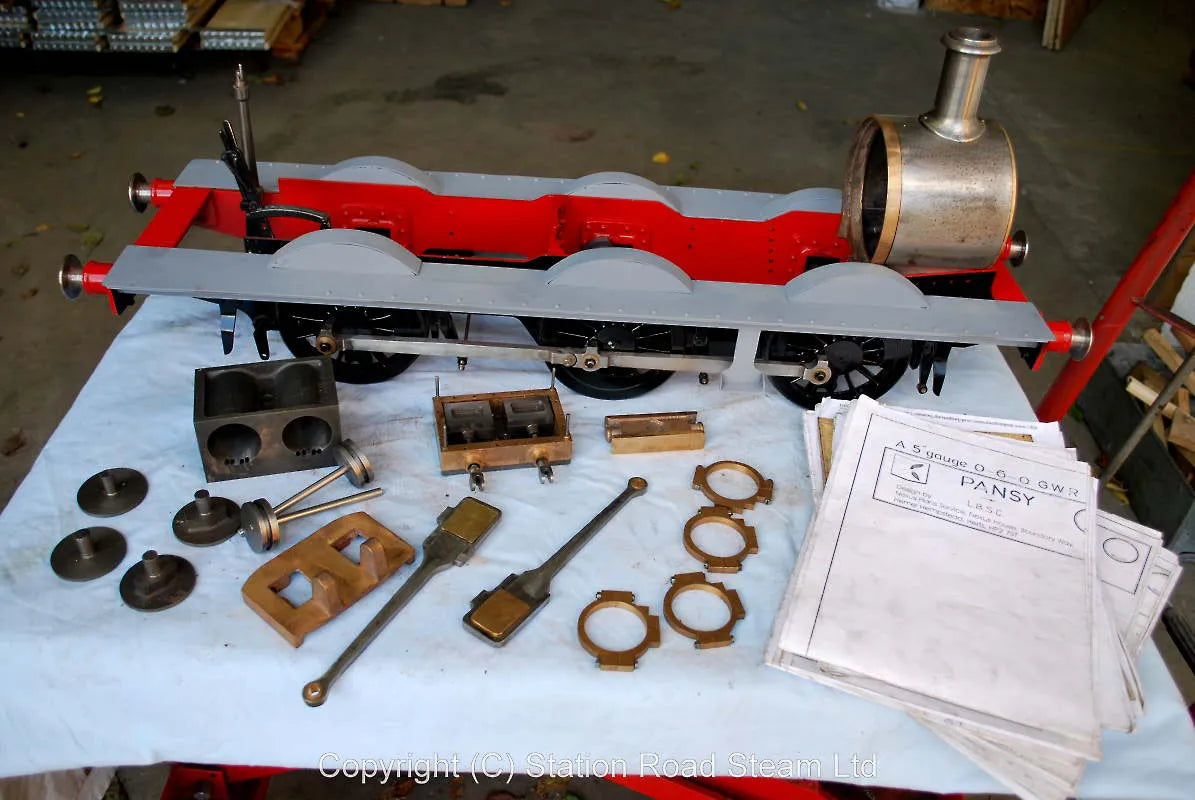 5 inch gauge part-built GWR 0-6-0PT