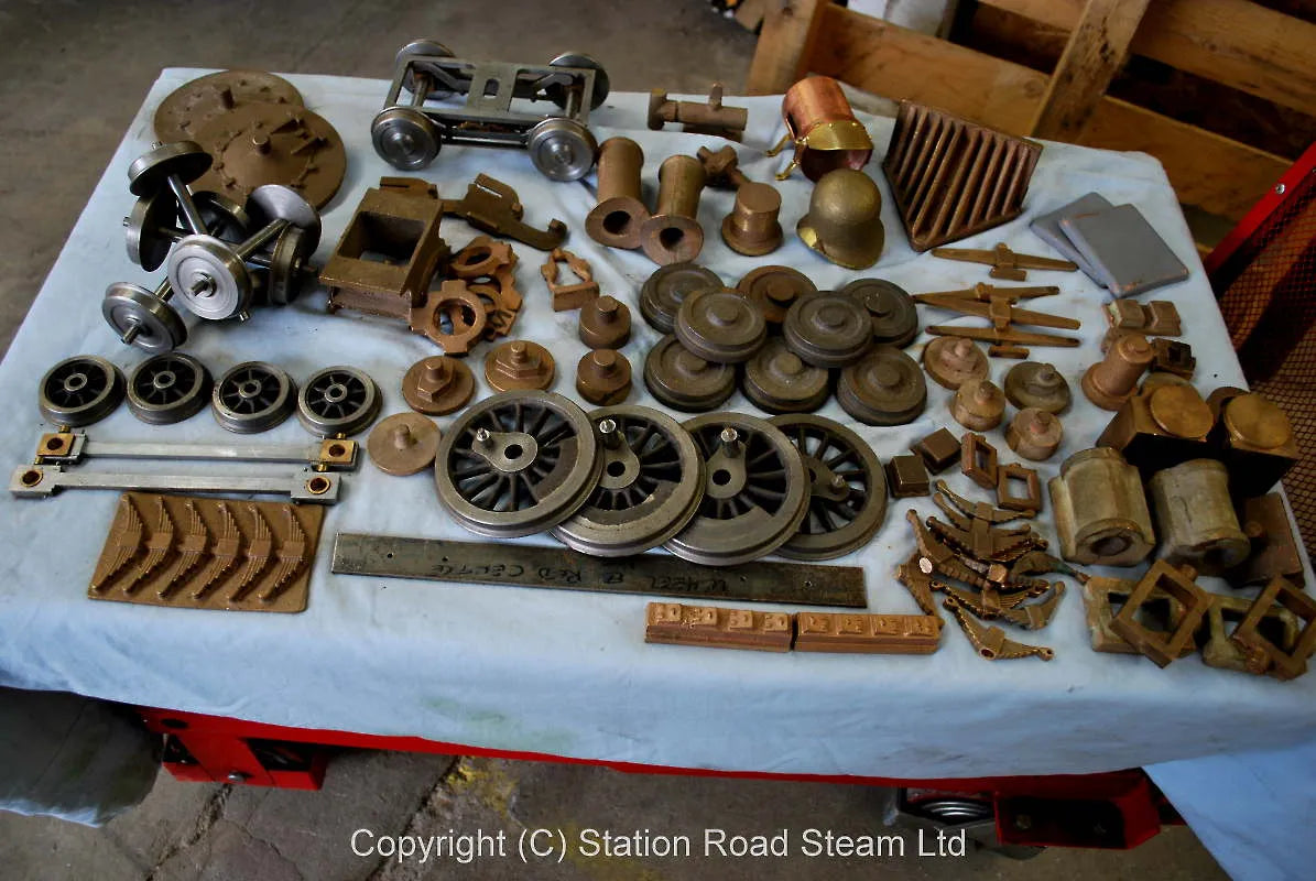 3 1/2 inch gauge "Virginia" castings, boiler material