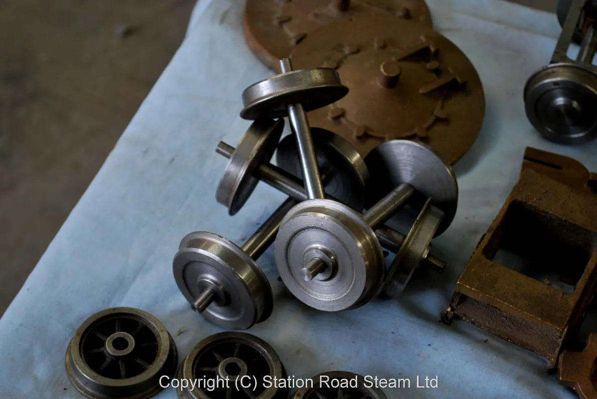 3 1/2 inch gauge "Virginia" castings, boiler material