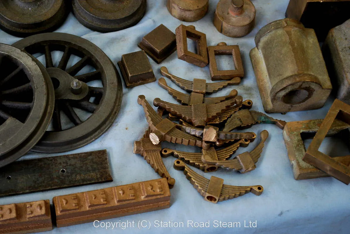 3 1/2 inch gauge "Virginia" castings, boiler material