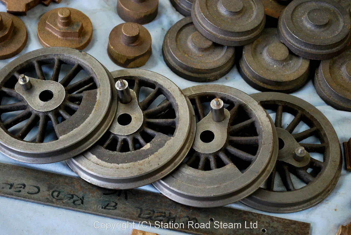 3 1/2 inch gauge "Virginia" castings, boiler material