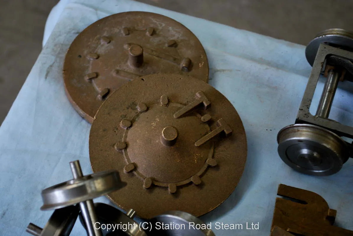 3 1/2 inch gauge "Virginia" castings, boiler material