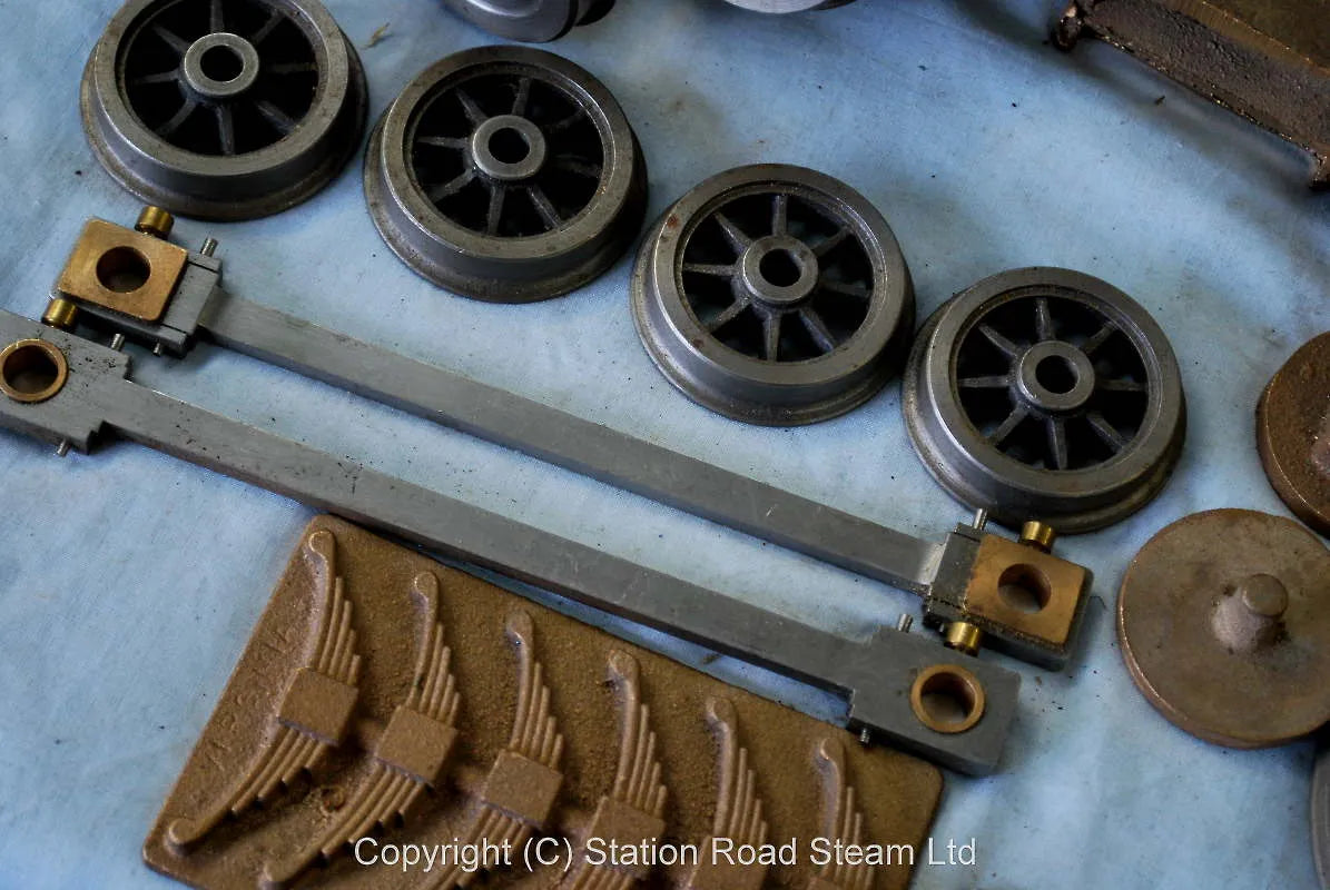3 1/2 inch gauge "Virginia" castings, boiler material