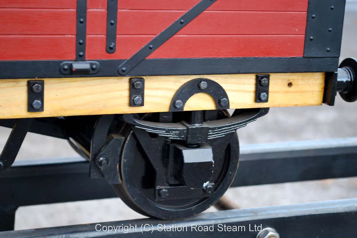 7 1/4 inch gauge planked wagon driving truck